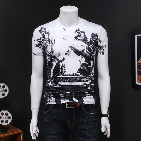 british style short sleeve hombre print 3d casual streetwear t shirt will see male 75lv, White
british style short sleeve hombre print 3d casual streetwear t shirt will see male 75lv, White