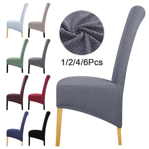 1/2/4/6 xl size polyester chair cover high back long back king stretch slipcovers elastic seat chair covers dining room bar
1/2/4/6 xl size polyester chair cover high back long back king stretch slipcovers elastic seat chair covers dining room bar