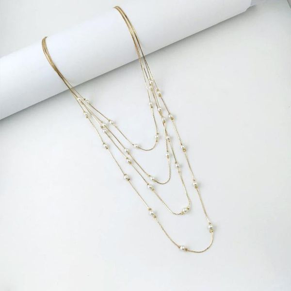 chains korean double layer pearl choker necklace for women silve/gold color necklaces & pendants jewelry charms jewellery collier femme, Silver
chains korean double layer pearl choker necklace for women silve/gold color necklaces & pendants jewelry charms jewellery collier femme, Silver