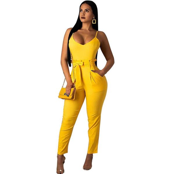 women's jumpsuits & rompers spaghetti strap elegant jumpsuit women sleeveless v-neck summer ankle-length pants night club overalls with, Black;white
women's jumpsuits & rompers spaghetti strap elegant jumpsuit women sleeveless v-neck summer ankle-length pants night club overalls with, Black;white