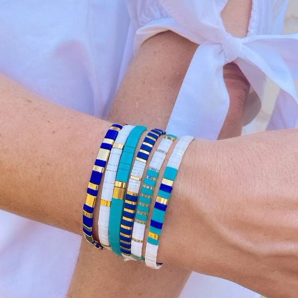 go2boho-pulseras de tila para mujer, joyerÃa miyuki, bohemia, brazaletes elásticos, accesorios al por mayor, Golden;silver
go2boho-pulseras de tila para mujer, joyerÃa miyuki, bohemia, brazaletes elásticos, accesorios al por mayor, Golden;silver
