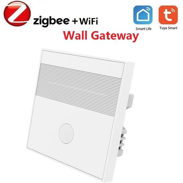 smart home control tuya zigbee + wifi 86 type wall gateway hub bridge for life app remote automation
smart home control tuya zigbee + wifi 86 type wall gateway hub bridge for life app remote automation