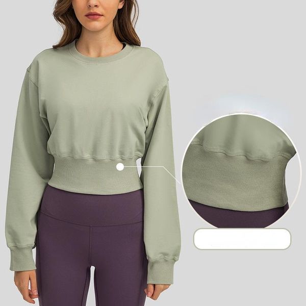 yoga outfit leisure crew neck workout sweatshirts women cotton fitness pullover long sleeve sport jersey with ribbed cuff
yoga outfit leisure crew neck workout sweatshirts women cotton fitness pullover long sleeve sport jersey with ribbed cuff