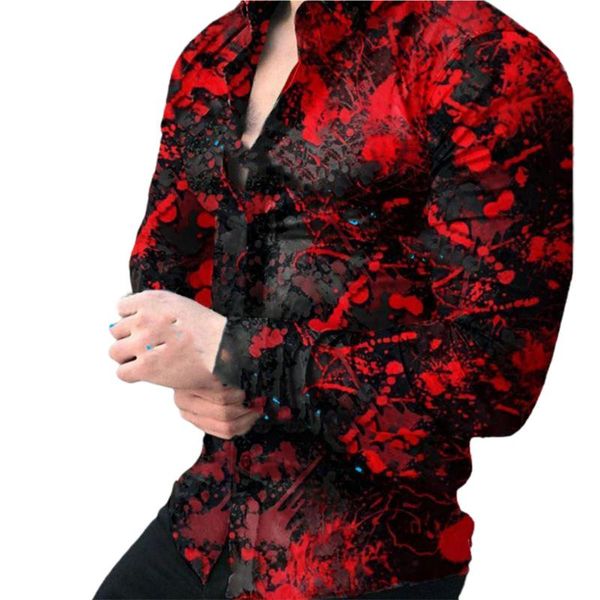 men's casual shirts 2021 spring autumn men fashion turn-down collar buttoned shirt digital printing long sleeve streetwear, White;black
men's casual shirts 2021 spring autumn men fashion turn-down collar buttoned shirt digital printing long sleeve streetwear, White;black