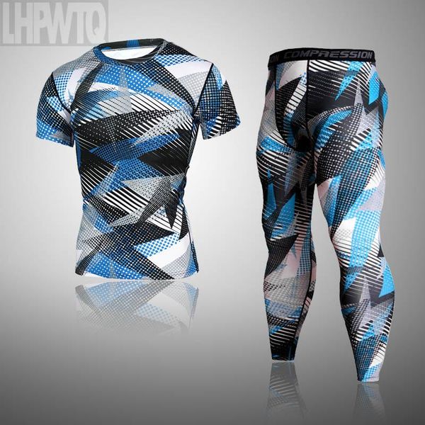 running sets men's compression set tight legging shirt pant short sleeves sport clothing teenager tracksuit suit man sportwear fit, Black;blue
running sets men's compression set tight legging shirt pant short sleeves sport clothing teenager tracksuit suit man sportwear fit, Black;blue