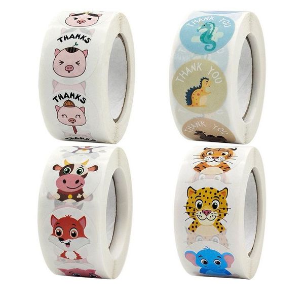 gift wrap 500pcs 2.5cm 1inch cartoon animal children sticker label thank you cute toy game diy sealing decoration supp
gift wrap 500pcs 2.5cm 1inch cartoon animal children sticker label thank you cute toy game diy sealing decoration supp