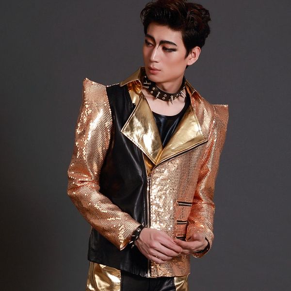 punk style shining sequins male blazer jacket hip hop jazz show costumes prom party bar singer dancer nightclub performance coat, Black;red
punk style shining sequins male blazer jacket hip hop jazz show costumes prom party bar singer dancer nightclub performance coat, Black;red