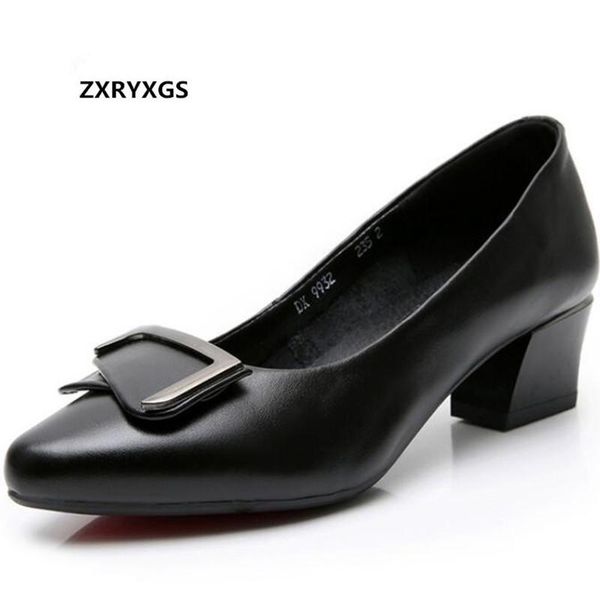 dress shoes 2021 est spring autumn genuine leather women's comfortable shallow mouth wild soft bottom pointed high heels 5 cm, Black
dress shoes 2021 est spring autumn genuine leather women's comfortable shallow mouth wild soft bottom pointed high heels 5 cm, Black