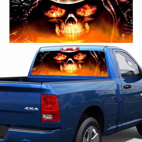 ferocious flame skull back window glass car stickers suv pickup card personality anti-high beam
ferocious flame skull back window glass car stickers suv pickup card personality anti-high beam