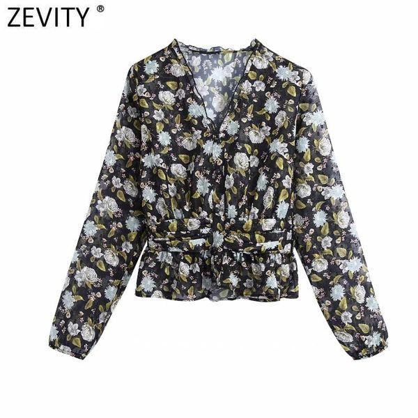 women's blouses & shirts zevity women vintage ruffles v neck floral print blouse retro office ladies long sleeve chic femme blusas ls7, White
women's blouses & shirts zevity women vintage ruffles v neck floral print blouse retro office ladies long sleeve chic femme blusas ls7, White
