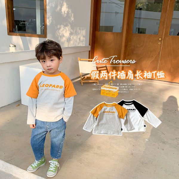 2021 treebibi children's spring new printing fake two raglan long sleeve t-shirt boys and girls' top, Blue
2021 treebibi children's spring new printing fake two raglan long sleeve t-shirt boys and girls' top, Blue