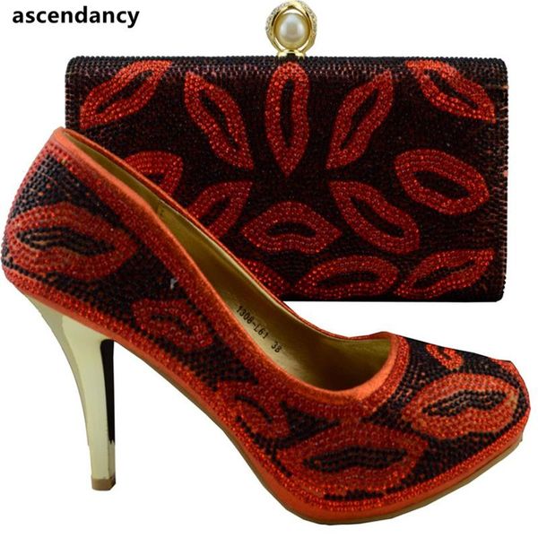 dress shoes arrival orange color african shoe and bag set italian design nigerian for women party, Black
dress shoes arrival orange color african shoe and bag set italian design nigerian for women party, Black