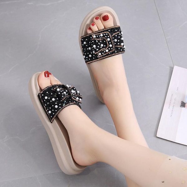 shoes slippers women summer pantofle string bead shale female beach glitter slides med platform fashion flat 2021 sabot jelly, Black
shoes slippers women summer pantofle string bead shale female beach glitter slides med platform fashion flat 2021 sabot jelly, Black