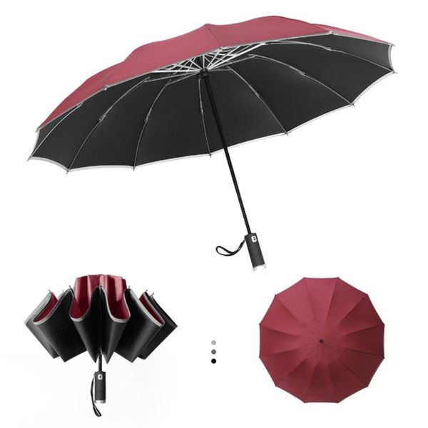 umbrellas automatic reverse umbrella 12 ribs with reflective stripe led night light windproof double folding
umbrellas automatic reverse umbrella 12 ribs with reflective stripe led night light windproof double folding