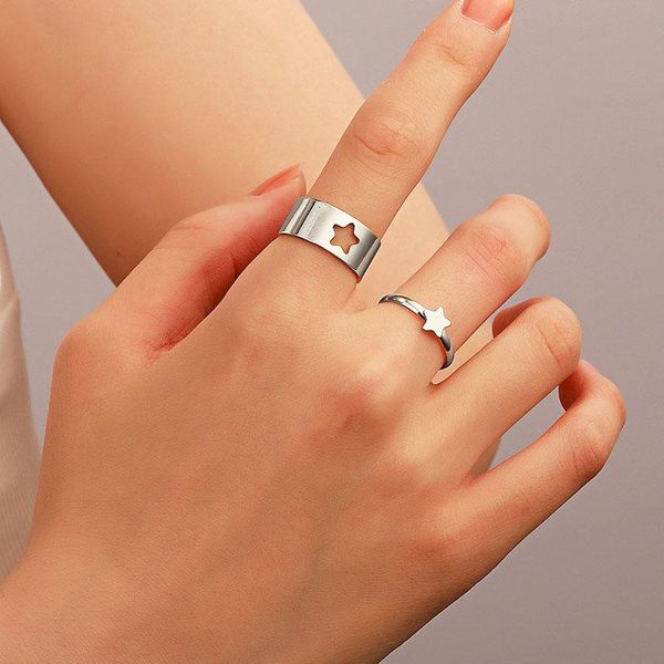 cluster rings fashion gold silver color hollow star moon heart for women couples butterfly snake open wedding cute jewelry, Golden;silver
cluster rings fashion gold silver color hollow star moon heart for women couples butterfly snake open wedding cute jewelry, Golden;silver
