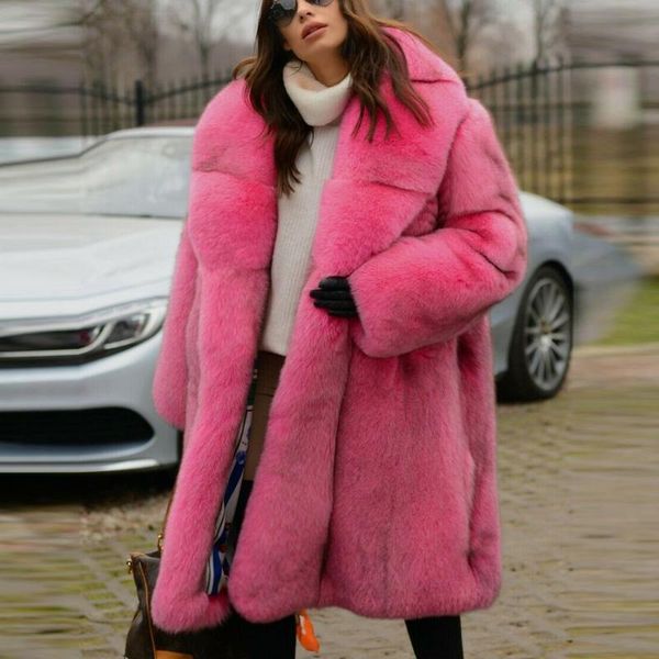 women's fur & faux rose red natural coat with big turn-down collar 2021 winter fashion women whole skin genuine coats outwear, Black
women's fur & faux rose red natural coat with big turn-down collar 2021 winter fashion women whole skin genuine coats outwear, Black
