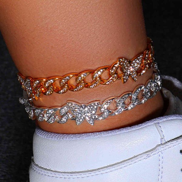 stonefans hip hop link for women whole cute butterfly iced out cuban chain anklet bracelet jewelry, Red;blue
stonefans hip hop link for women whole cute butterfly iced out cuban chain anklet bracelet jewelry, Red;blue