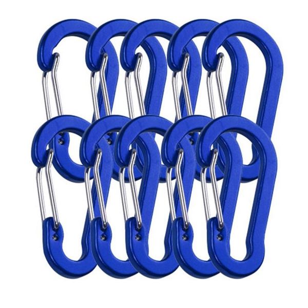 10pcs carabiners aluminum alloy d carabiner spring snap clip hooks keychain climbing carabiner for keys campi jllbff
10pcs carabiners aluminum alloy d carabiner spring snap clip hooks keychain climbing carabiner for keys campi jllbff
