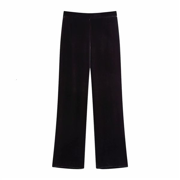 women's pants & capris chic lady elegant za coffee color velvet long women casual high waist back pocket striaight autumn loose to, Black;white
women's pants & capris chic lady elegant za coffee color velvet long women casual high waist back pocket striaight autumn loose to, Black;white