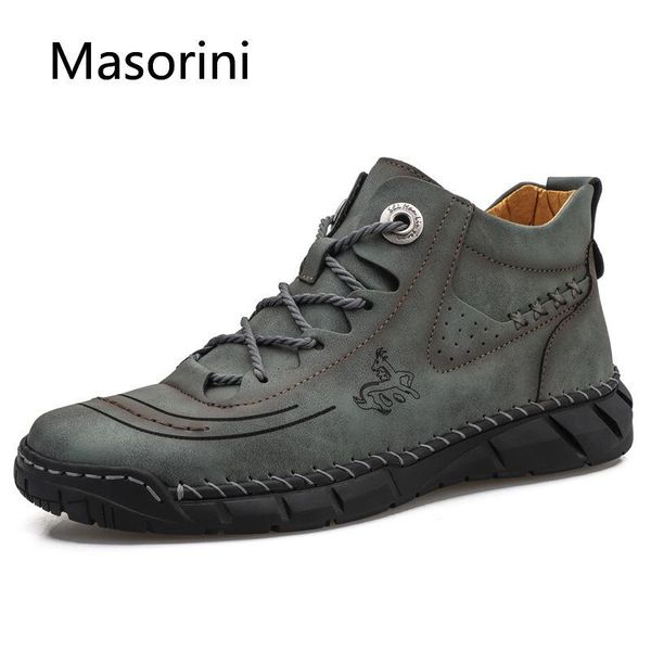 boots autumn winter leather men comfortable motorcycle footwear rubber ankle men's shoes high quality, Black
boots autumn winter leather men comfortable motorcycle footwear rubber ankle men's shoes high quality, Black