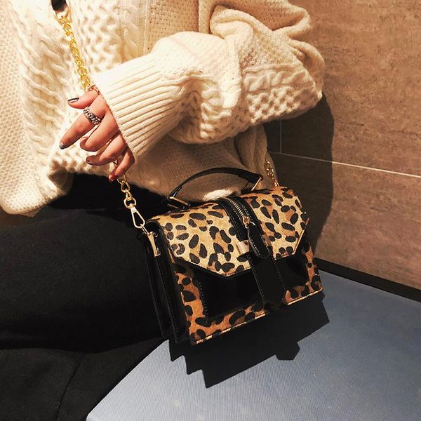leopard crossbody bags for women with zipper decoration ladies chain handbags and purses patent leather small shoulder bag
leopard crossbody bags for women with zipper decoration ladies chain handbags and purses patent leather small shoulder bag