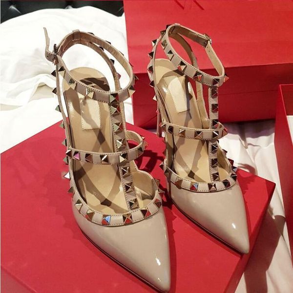 new fashion buckle studded stiletto rivet sandals high heel shoes women black shoes platform pumps point toe sandles
new fashion buckle studded stiletto rivet sandals high heel shoes women black shoes platform pumps point toe sandles