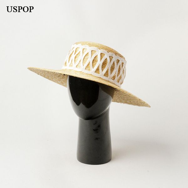 2021 new summer wide brim women straw raffia sun hats flat beach hat ifpj, Blue;gray
2021 new summer wide brim women straw raffia sun hats flat beach hat ifpj, Blue;gray
