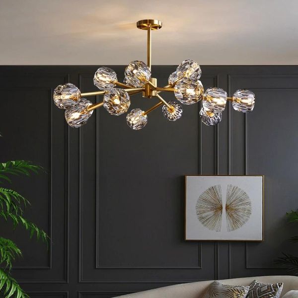 chandeliers all-copper post-modern led chandelier simple light luxury crystal living room lamp personality restaurant creative bedroom lamps
chandeliers all-copper post-modern led chandelier simple light luxury crystal living room lamp personality restaurant creative bedroom lamps