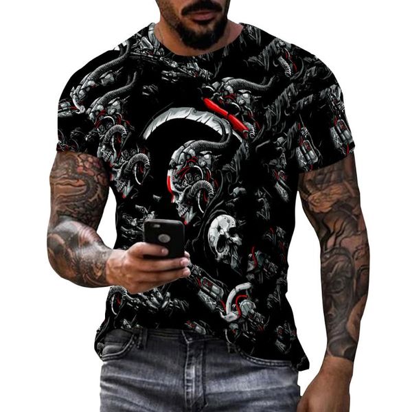 men's t-shirts 2021 fashion t-shirt large size 3d printing digital short-sleeved casual sports, White;black
men's t-shirts 2021 fashion t-shirt large size 3d printing digital short-sleeved casual sports, White;black