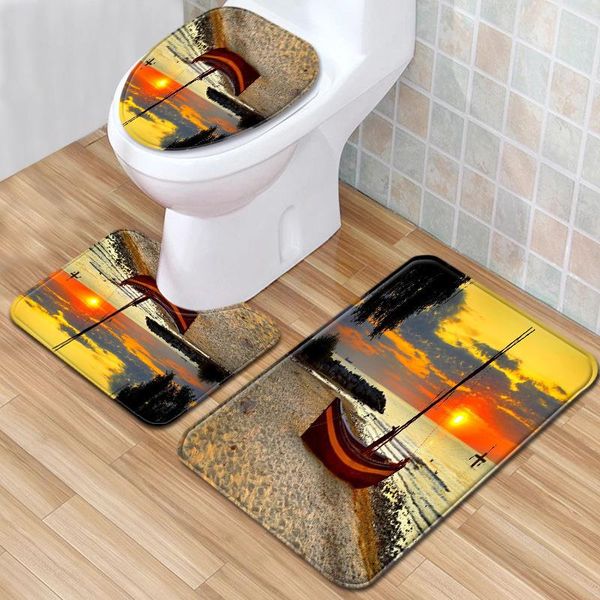 carpets beach landscape bathroom mats 3 pcs set toilet carpet water-absorbing anti-slip rug non-slip foot pads
carpets beach landscape bathroom mats 3 pcs set toilet carpet water-absorbing anti-slip rug non-slip foot pads