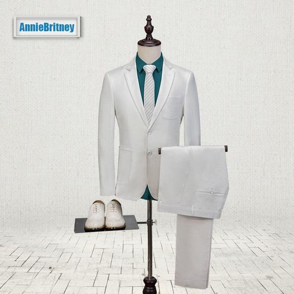 men's suits & blazers fad latest coat pant design white ivory men suit slim fit 3 piece tuxedo custom wedding groom prom blazer terno m, White;black
men's suits & blazers fad latest coat pant design white ivory men suit slim fit 3 piece tuxedo custom wedding groom prom blazer terno m, White;black
