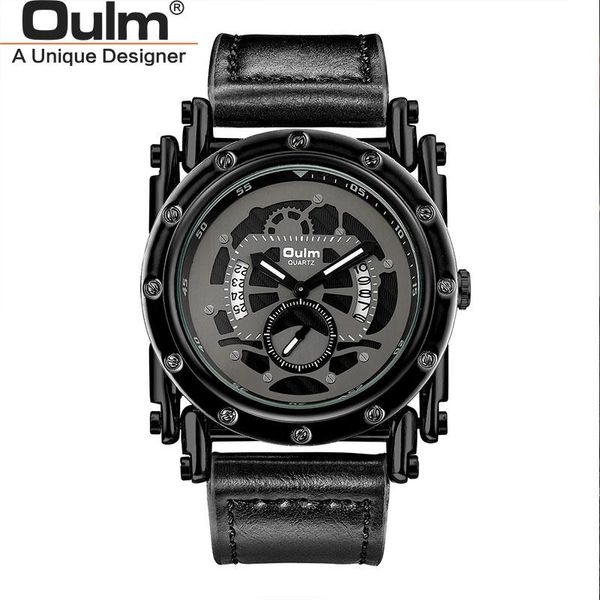 wristwatches oulm luxury fashion creative watches men sports leather band quartz male clock relogio masculino, Slivery;brown
wristwatches oulm luxury fashion creative watches men sports leather band quartz male clock relogio masculino, Slivery;brown