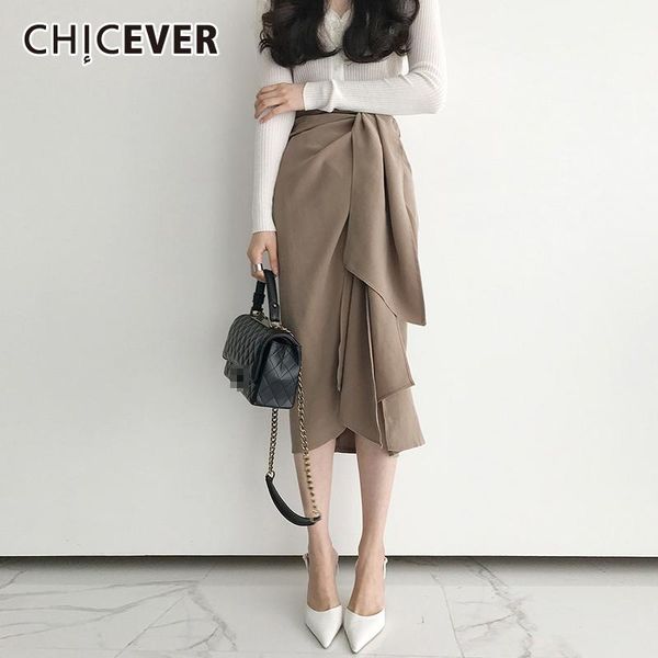 skirts chicever solid elegant for women high waist irregular ruched hem ribbon long female 2021 spring tide clothing, Black
skirts chicever solid elegant for women high waist irregular ruched hem ribbon long female 2021 spring tide clothing, Black