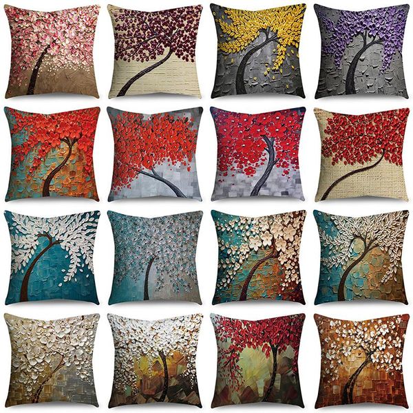 cushion/decorative pillow decorative oil painting tree cushion cover polyester bohemian geometric home decoration chair car sofa case
cushion/decorative pillow decorative oil painting tree cushion cover polyester bohemian geometric home decoration chair car sofa case