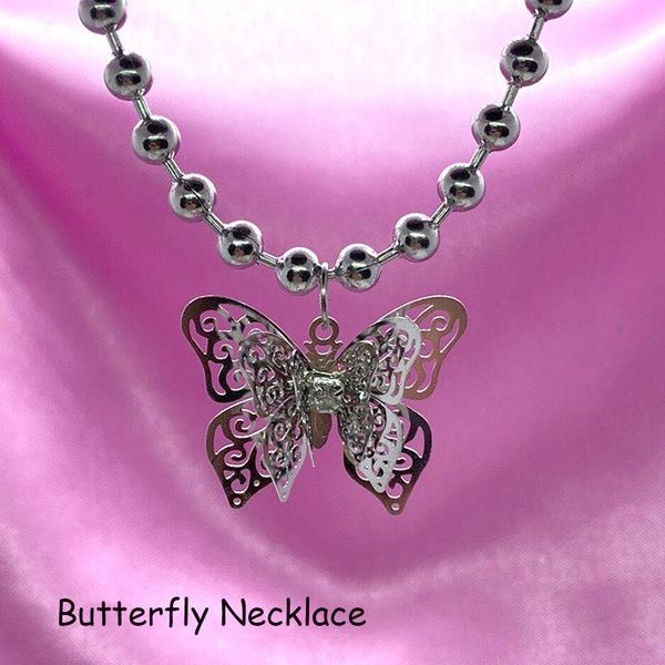 pendant necklaces 2000s aesthetic butterfly crystal necklace for women y2k jewelry vintage ins egirl style harajuku friends gifts, Silver
pendant necklaces 2000s aesthetic butterfly crystal necklace for women y2k jewelry vintage ins egirl style harajuku friends gifts, Silver