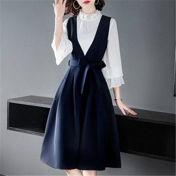 2021 spring autumn solid shirt enlargement+ elegant party slender hanging boxes dressed 2 parts female casual tuesdays set z347 wlvz, Black;gray
2021 spring autumn solid shirt enlargement+ elegant party slender hanging boxes dressed 2 parts female casual tuesdays set z347 wlvz, Black;gray