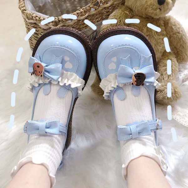 sweet platform of female kawaii beautiful japanese girls anime tea lower heel party lolita harujuku jk women's shoes oyap, Black
sweet platform of female kawaii beautiful japanese girls anime tea lower heel party lolita harujuku jk women's shoes oyap, Black