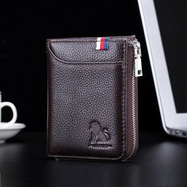 wallets men's genuine leather coin pocket purse rfid vintage short women purses fashion card holders zipper money packt, Red;black
wallets men's genuine leather coin pocket purse rfid vintage short women purses fashion card holders zipper money packt, Red;black