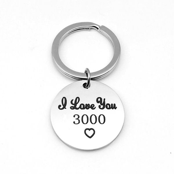 key rings i you3000 stainls steel diy chine and english lettering round key chain love you 3000 tim, Slivery;golden
key rings i you3000 stainls steel diy chine and english lettering round key chain love you 3000 tim, Slivery;golden