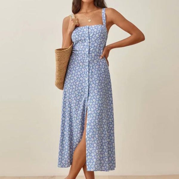 casual dresses watermark blue floral halter dress single breasted, Black;gray
casual dresses watermark blue floral halter dress single breasted, Black;gray