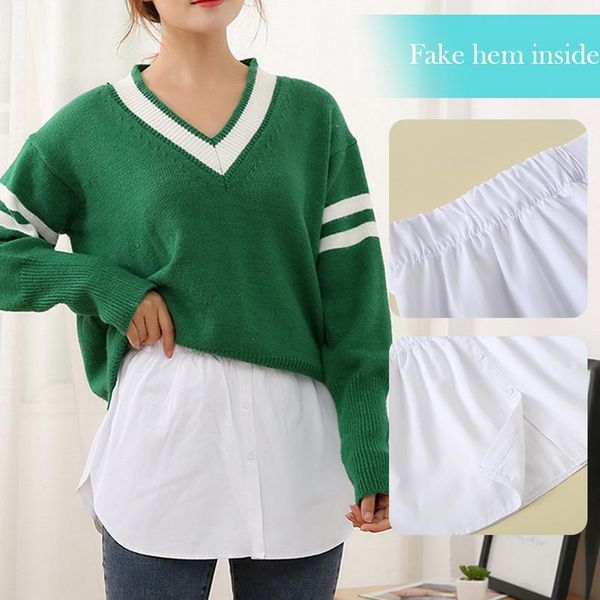 skirts women decorative skirt solid color a-line false fake hem button elastic waist layered detachable apron 2021, Black
skirts women decorative skirt solid color a-line false fake hem button elastic waist layered detachable apron 2021, Black