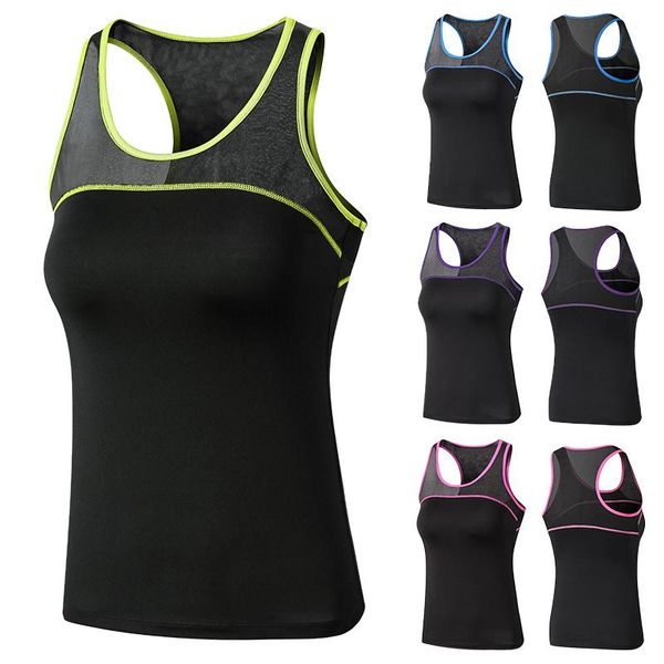 gym clothing women yoga sportswear vest fitness tight mesh splice sleeveless running shirt quick dry tank top, White;black
gym clothing women yoga sportswear vest fitness tight mesh splice sleeveless running shirt quick dry tank top, White;black