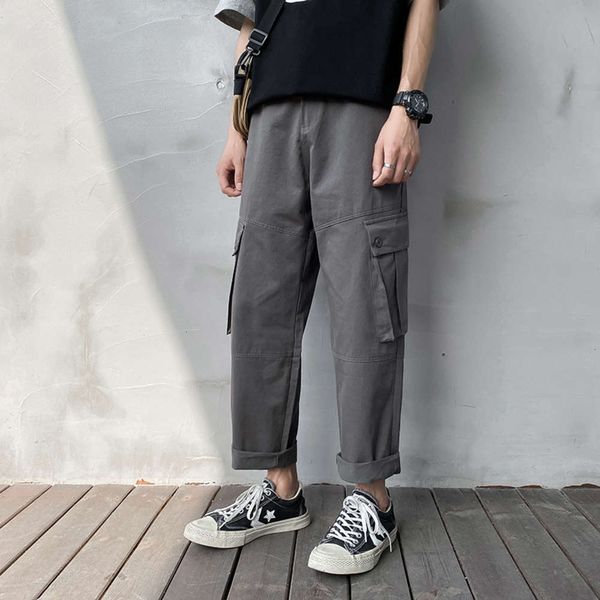 new products in spring and autumn 2021: straight casual students' loose pants, men's pants, Black
new products in spring and autumn 2021: straight casual students' loose pants, men's pants, Black
