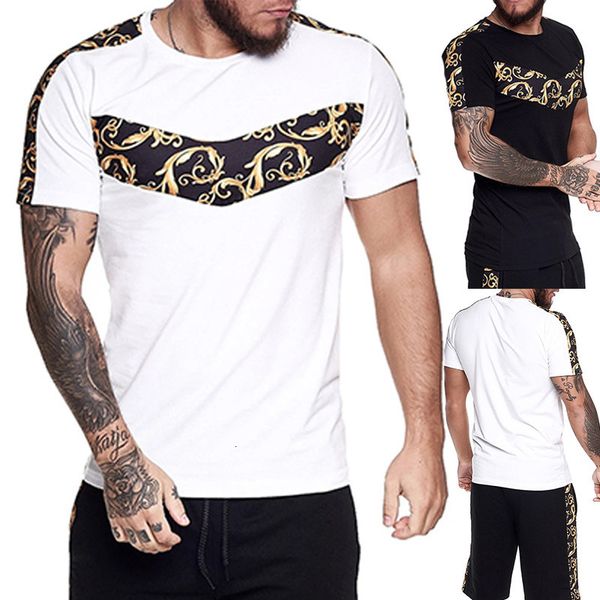 sleeve short men's fitness t-shirt outdoor sports leisure color contrast leopard fashion top, White;black
sleeve short men's fitness t-shirt outdoor sports leisure color contrast leopard fashion top, White;black