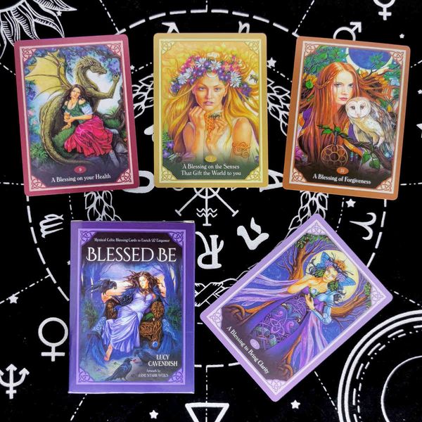 blessed be card tarot cards prophecy divination deck english version entertainment board game 46 sheets/box
blessed be card tarot cards prophecy divination deck english version entertainment board game 46 sheets/box
