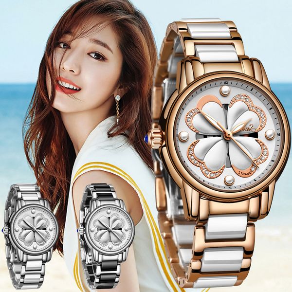 sunkta new brand luxury women women's ceramic watch fashion dress ladies watches simple quartz clock zegarek damsk, Slivery;brown
sunkta new brand luxury women women's ceramic watch fashion dress ladies watches simple quartz clock zegarek damsk, Slivery;brown