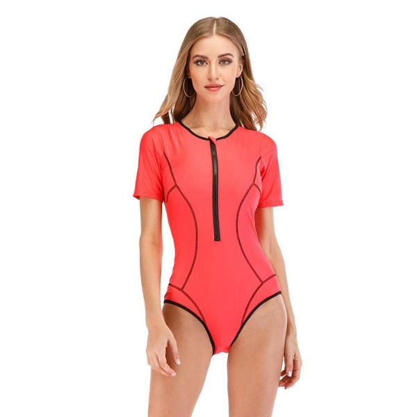 2021 solid swimwear women summer beachwear one piece swimsuit female short sleeve swimming bodysuits monokini bathing suits
2021 solid swimwear women summer beachwear one piece swimsuit female short sleeve swimming bodysuits monokini bathing suits