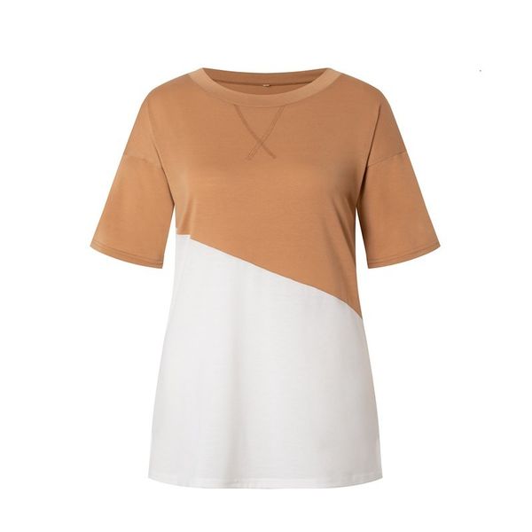 40 # plus size summer casual color adjustment twill women around the throat with short mouwen t-shirts vintage football, White
40 # plus size summer casual color adjustment twill women around the throat with short mouwen t-shirts vintage football, White