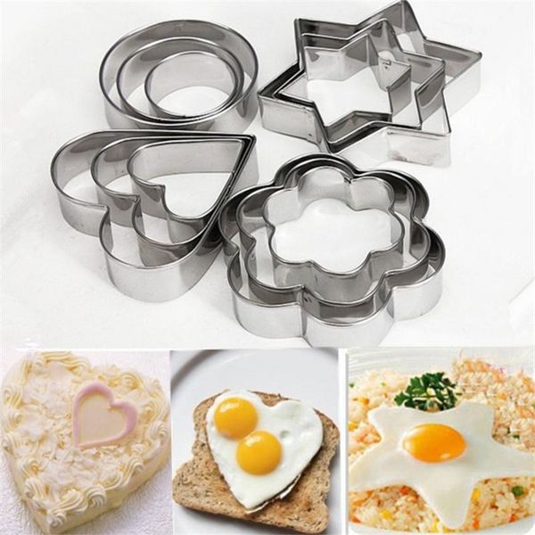 baking & pastry tools 12pcs/set moulds stainless steel cookie cutters plunger biscuit diy mold star heart mould kitchen
baking & pastry tools 12pcs/set moulds stainless steel cookie cutters plunger biscuit diy mold star heart mould kitchen