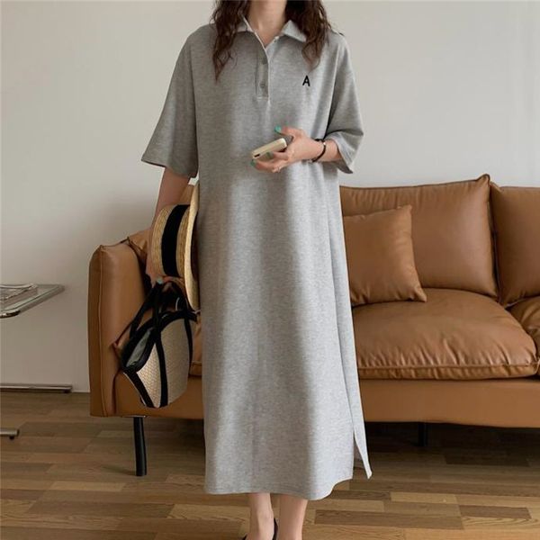 casual dresses hzirip straight summer loose chic cotton pure color embroidered throughout the game oversize feminine fashion femme dress rob, Black;gray
casual dresses hzirip straight summer loose chic cotton pure color embroidered throughout the game oversize feminine fashion femme dress rob, Black;gray